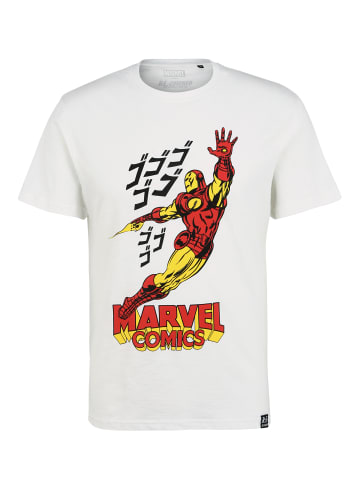 Recovered T-Shirt Marvel Comics Iron Man Japan in Weiß