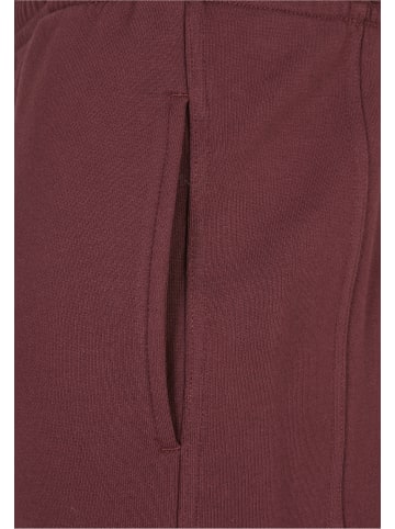 Urban Classics Trousers - Sweat in cherry