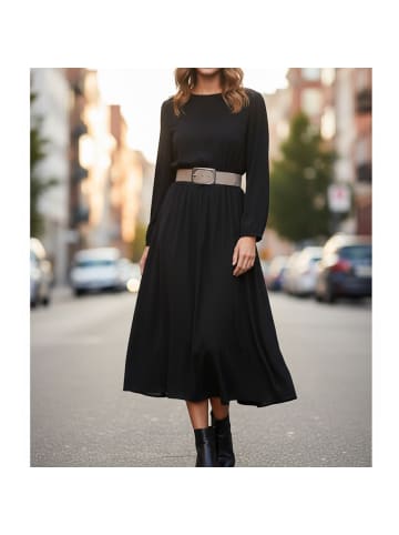 FRONHOFER Damen Ledergürtel Schwarz in Grau