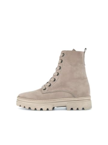 Gabor Comfort Biker Boots in beige