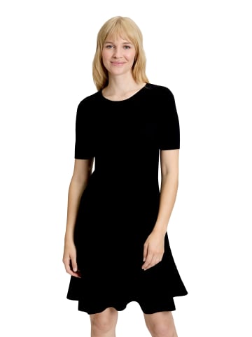 Vera Mont Strickkleid mit Rundhalsausschnitt in Schwarz