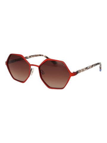comma Damen Sonnenbrillen Geometrisch Rot