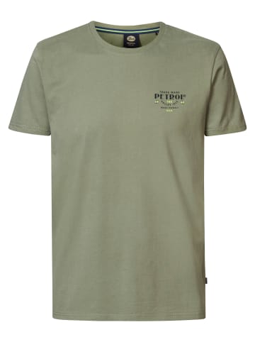 Petrol Industries T-Shirt mit Rückenaufdruck Seagrove in Grün