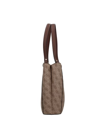 Guess Noelle Shopper Tasche 37 cm in latte logo-brown