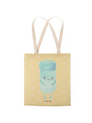 Mr. & Mrs. Panda Tote Bag Beste Freunde Salz ohne Spruch in Gelb Pastell