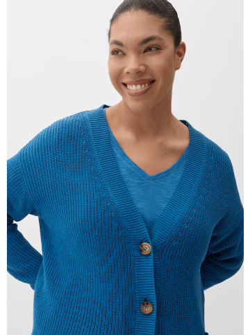 TRIANGLE Strickjacke langarm in Blau