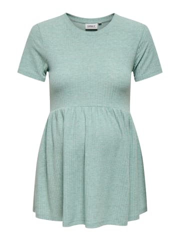 ONLY Top mit Schößchen in Chinois Green