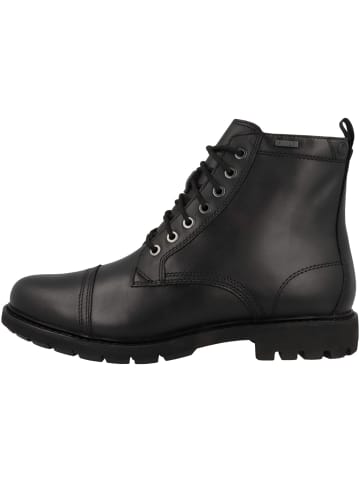 Clarks Schnürboots Batcombe Cap GTX in schwarz