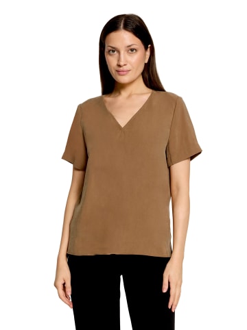 Betty Barclay Blusenshirt kurzarm in Classic Nougat
