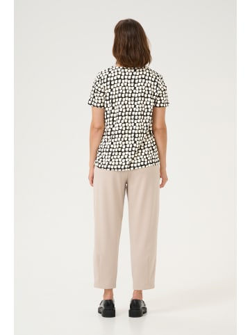 Kaffe T-shirt KAbella Regular fit in Black_Sand Graphic Dot