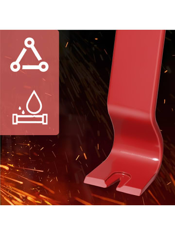 relaxdays 3-tlg. Brecheisen-Set in Schwarz