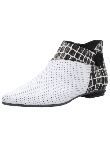 SIMEN Klassische Stiefelette in weiß