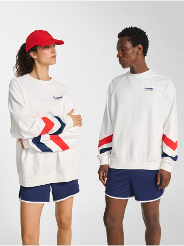 Hummel Sweatshirt Hmloversized Lebensstil Erwachsene in BLANC DE BLANC/BLANC DE BLANC