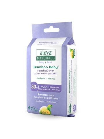 Aleva Naturals Feuchttücher für ein beruhigendes Nasenputzen