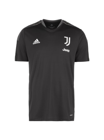 adidas Performance Trainingsshirt Juventus Turin in grau / weiß