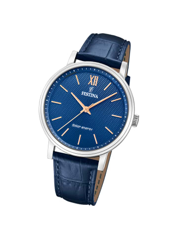 Festina Analog-Solaruhr Festina Solar Energy blau groß (ca. 41mm)