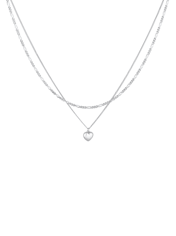 Elli Halskette 925 Sterling Silber Herz in Silber