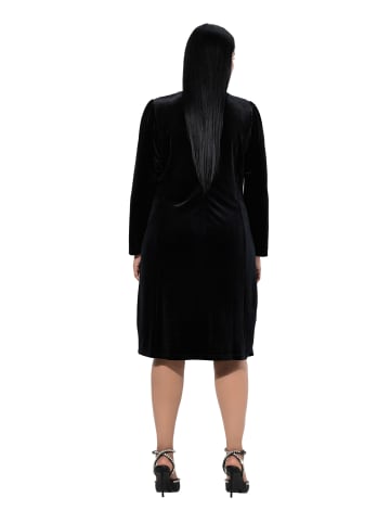 Ulla Popken Midikleid in schwarz