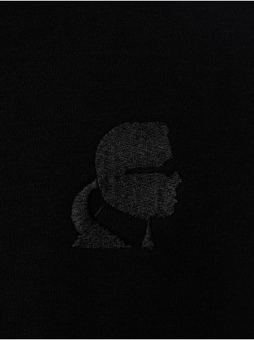 Karl Lagerfeld Sweatjacke in schwarz - 0001