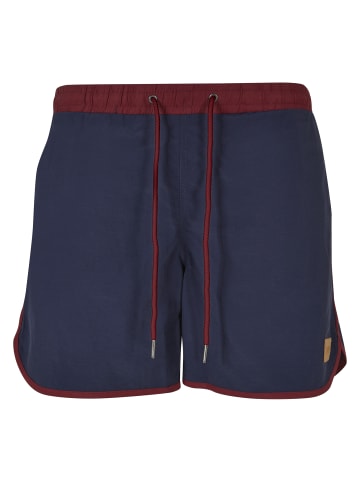 Urban Classics Beachwear - Bottom in burgundy/midnightnavy