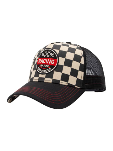 King Kerosin King Kerosin Trucker Cap Racing Kulture in schwarz