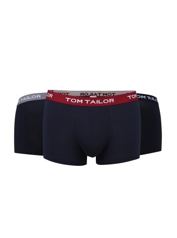 Tom Tailor Boxershort 3er Pack in Navy