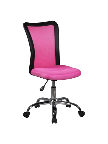 KADIMA DESIGN Kinderdrehstuhl, ergonomisch, Netz, höhenverstellbar, bis 30 kg in Rosa