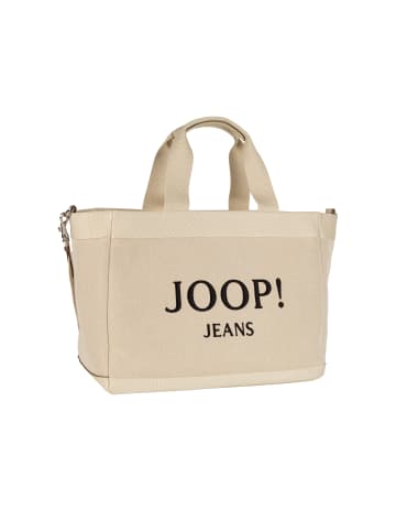 Joop Jeans Handtasche 'Calduccio Tela Yvette in Reines Weiß 36,00 x 27,50 x 16,00 cm'
