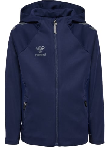 Hummel Kinder Hoodie "Cima 2.0 Zip Hoodie" in Blau