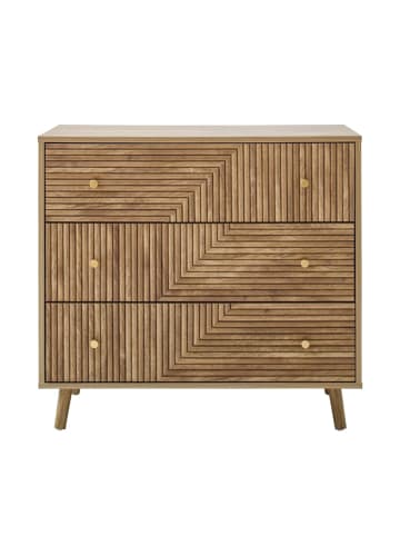 CALICOSY Kommode EDEN in Helles - (W) 80 x (H) 75 x (L) 40 cm