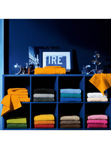 REDBEST Frottier Waschhandschuh 2er-Pack New York in mandarine