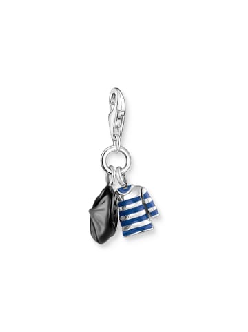 Thomas Sabo Charm-Anhänger in silber, blau