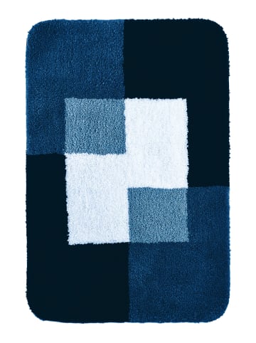 RIDDER Badezimmerteppich Coins blau