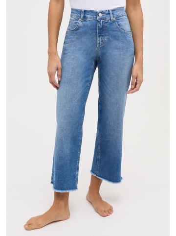 ANGELS  7/8 Jeans Jeans-Culotte Linn Fringe in hellblau