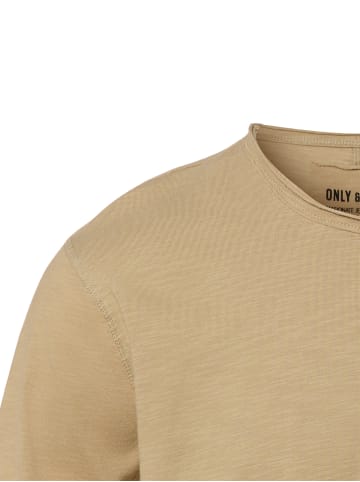 Only&Sons T-Shirt ONSBenne Longy in anthrazit