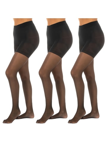 Jolie Folie 3er-Set: Strumpfhose in Black