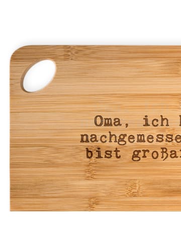 Mr. & Mrs. Panda Holzbrett Oma, ich habe nachgemessen.... mit Sp... in Braun