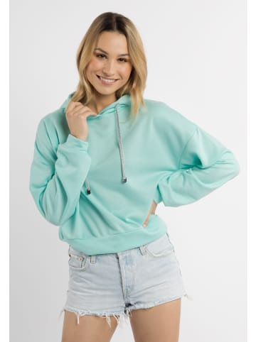 IZIA Damen Hoodie in Aqua