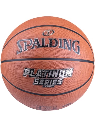 Spalding Basketball Platinum Series Rubber in orange