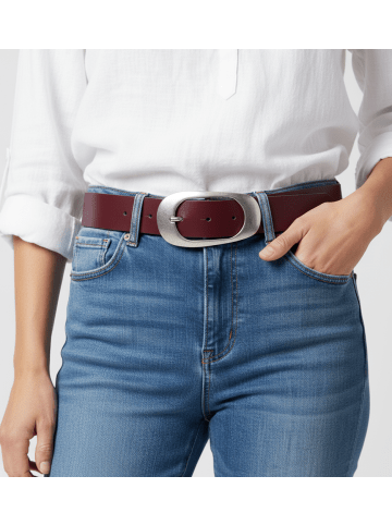 FRONHOFER Ledergürtel in Cognac