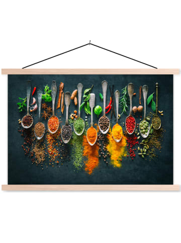 MuchoWow Poster mit Leiste Kräuter