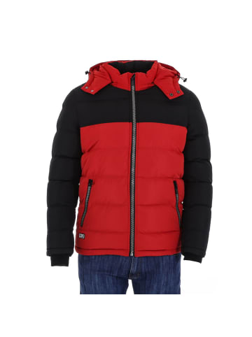Ital-Design Jacke in Rot und Schwarz