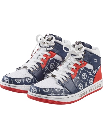 Carlo Colucci High-top Dal Maso in Blau / Rot