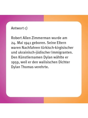 ars vivendi Das Bob Dylan-Quiz | 66 Fragen für Fans