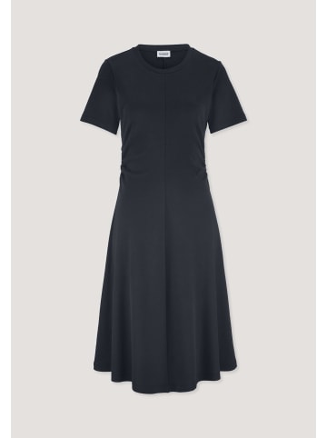 Hessnatur Hessnatur Jersey Kleid Kniebedeckend Slim aus reiner Bio-Baumwolle in marine