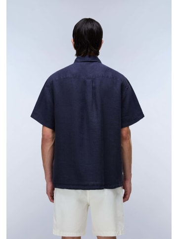 Napapijri Kurzarmhemd G-LINEN SS 1 in Blu Marine