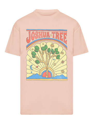 F4NT4STIC Oversize T-Shirt US National Parks Joshua Tree in amber