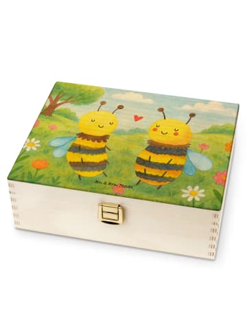 Mr. & Mrs. Panda Teebox Biene Verliebt Design ohne Spruch in Weiß
