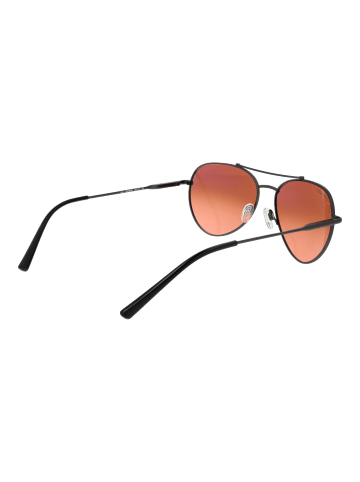 Serengeti Unisex Sonnenbrillen Aviator Schwarz