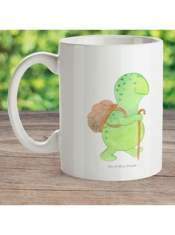 Mr. & Mrs. Panda Pott Schildkröte Wanderer ohne Spruch in Weiß